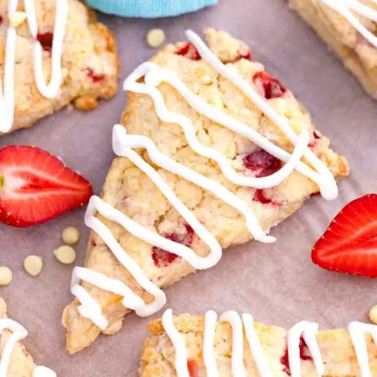 Strawberry Scones