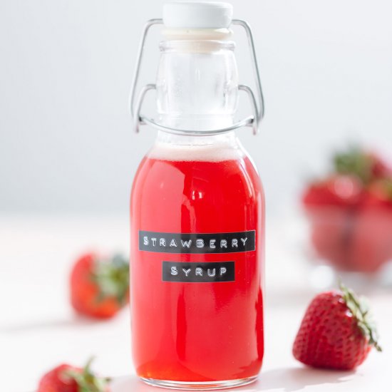 Strawberry Simple Syrup