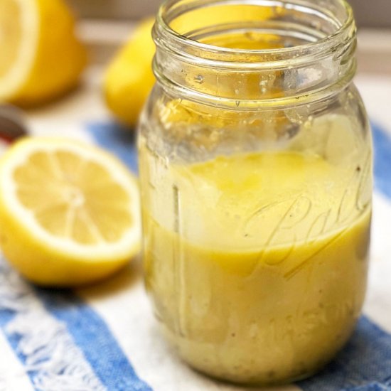 Homemade Lemon Vinaigrette Dressing