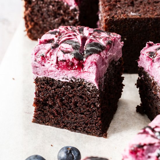 Blueberry Chocolate Cake