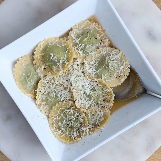 Spinach and Cheese Ravioli