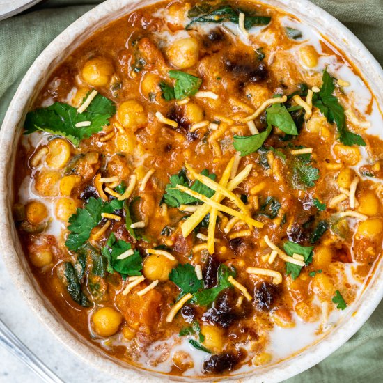 Chickpea and Spinach Curry