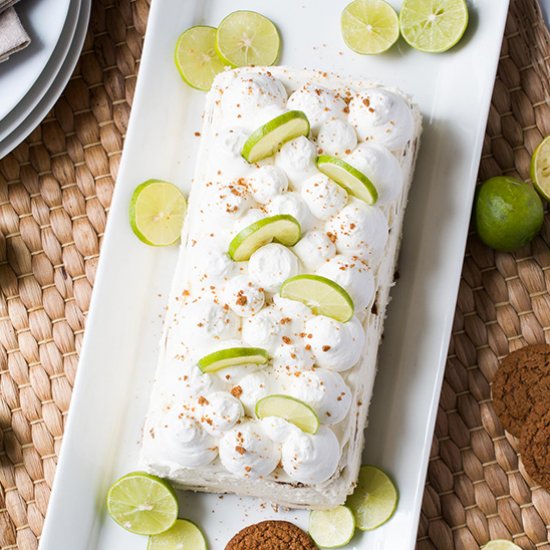 Ginger + Key Lime Icebox Cake