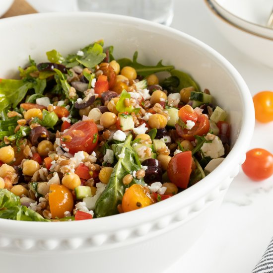 Greek Farro Salad