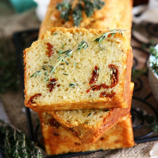 Dried Cherry Tomato Bread with Parm