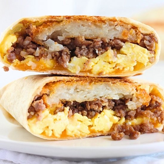 homemade breakfast crunchwraps