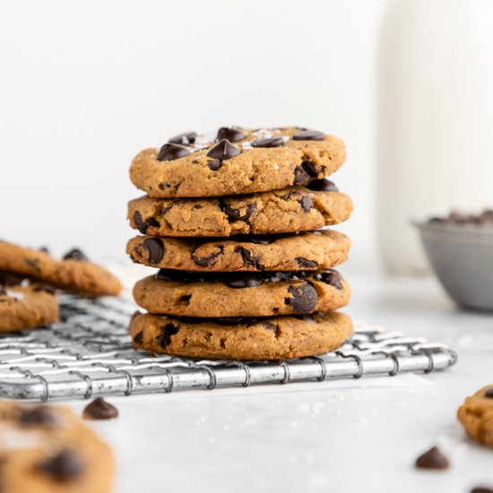 Chickpea Chocolate Chip Cookies