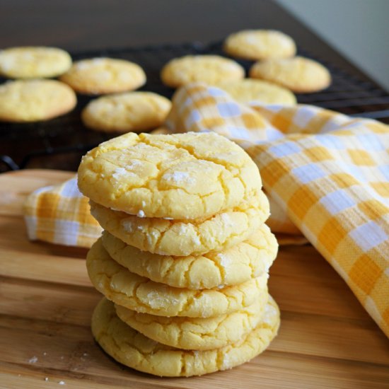 LEMON COOKIES FROM CAKE MIX