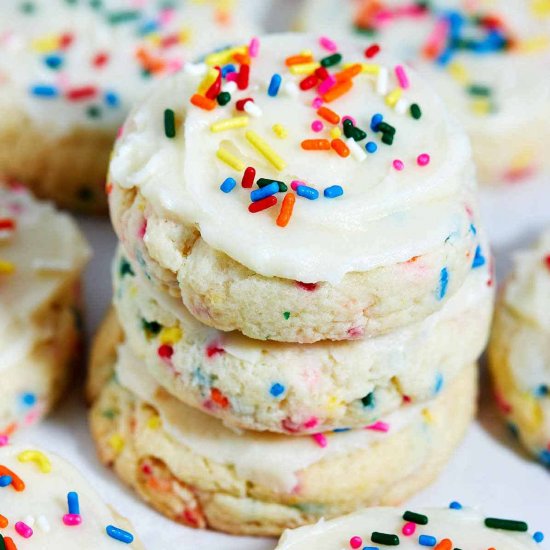 Easy Funfetti Cake Mix Cookies