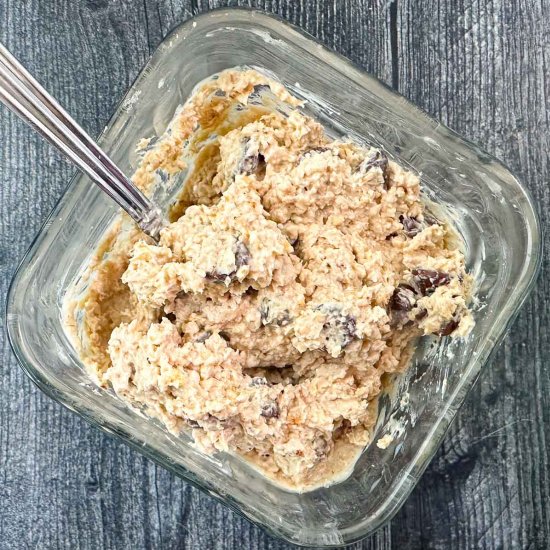 Cookie Dough Overnight Oatmeal