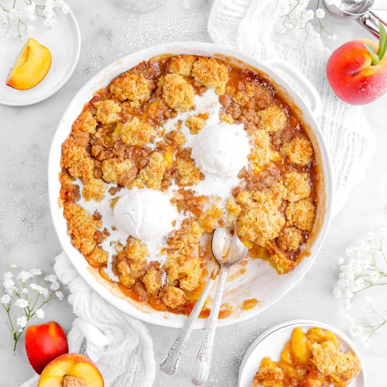 Peach Cobbler Crisp