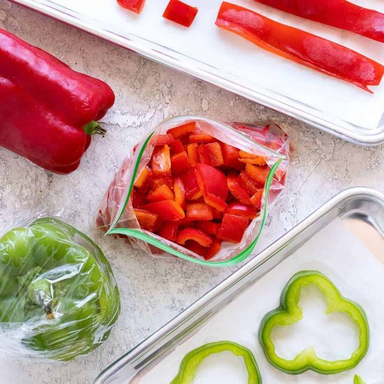 How to Freeze Bell Peppers