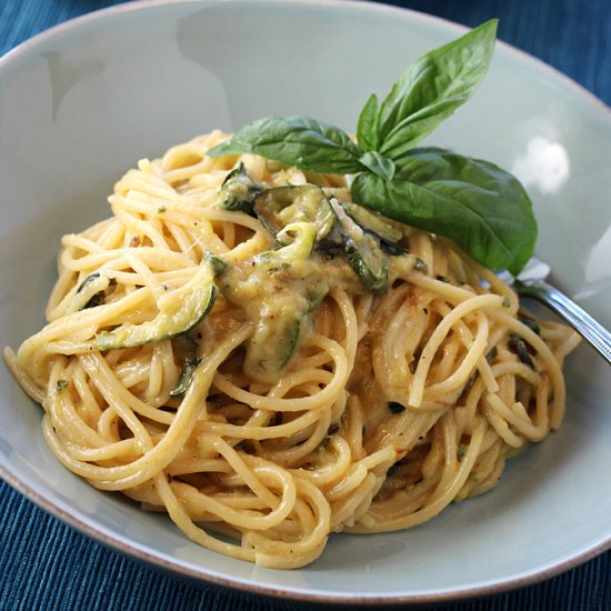 Spaghetti with Zucchini a la Tucci