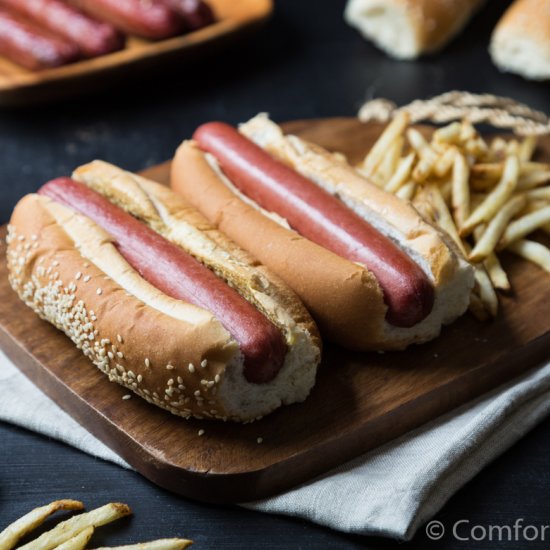 Air Fryer Hot Dogs