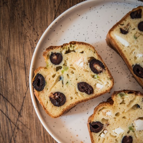 Olive and Feta Vegetarian Cake