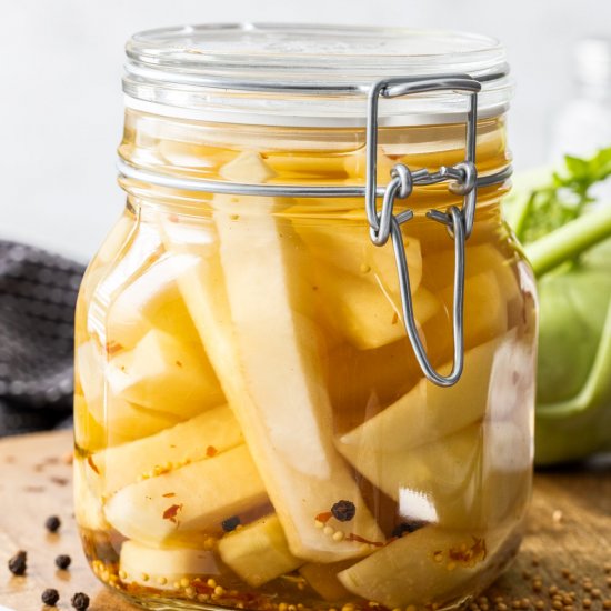 Pickled Kohlrabi