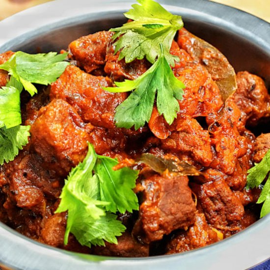 Beef Madras curry