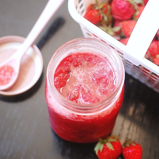 Fresh strawberry jam