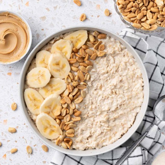 Peanut Butter Oat Porridge