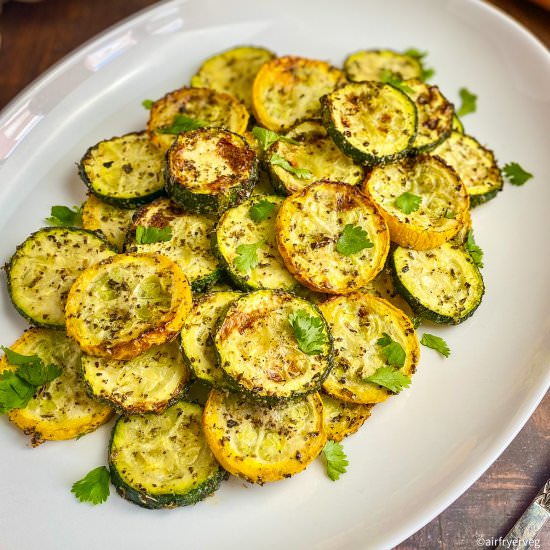 Air Fryer Zucchini and Squash