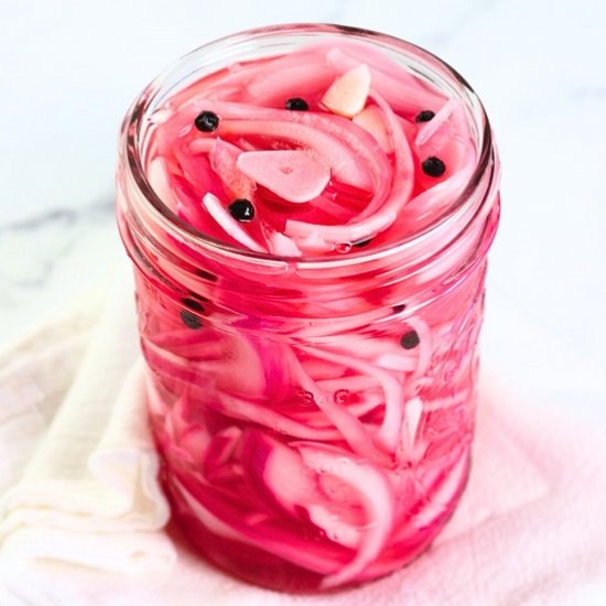 easy refrigerator pickled onions