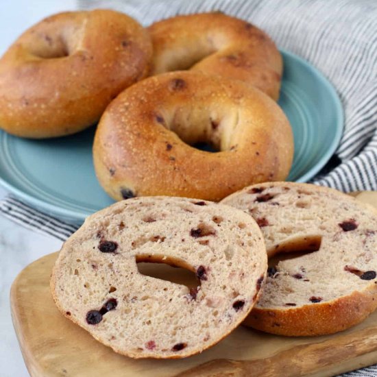 Sourdough Blueberry Bagels