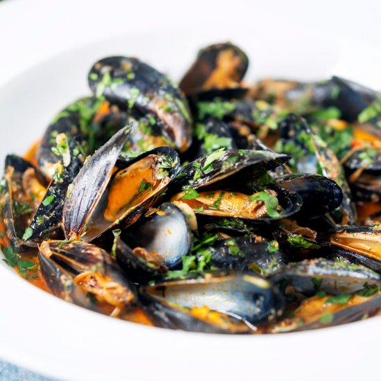 Thai Red Curry Mussels