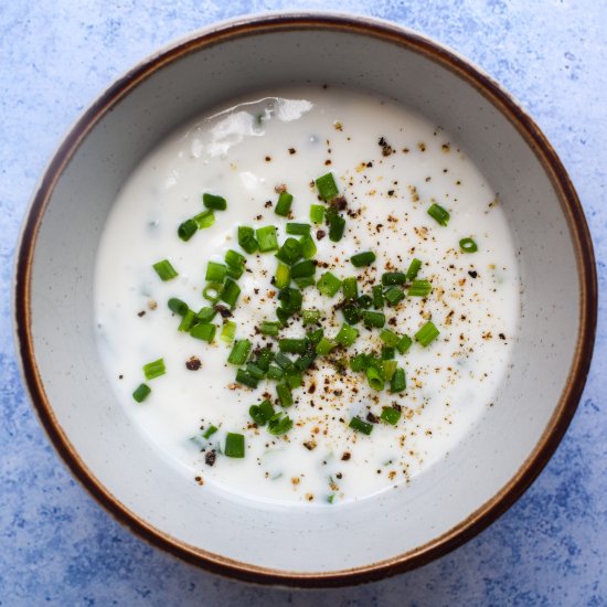 Healthy Buttermilk Ranch Dressing