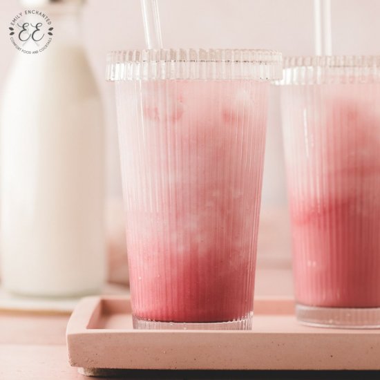 Iced Pink Latte (Beetroot Latte)