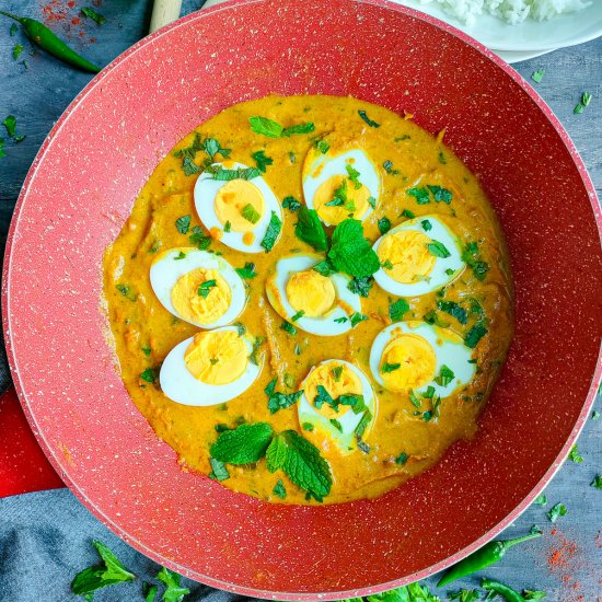 Easy Egg Kurma (Spicy Egg Curry)