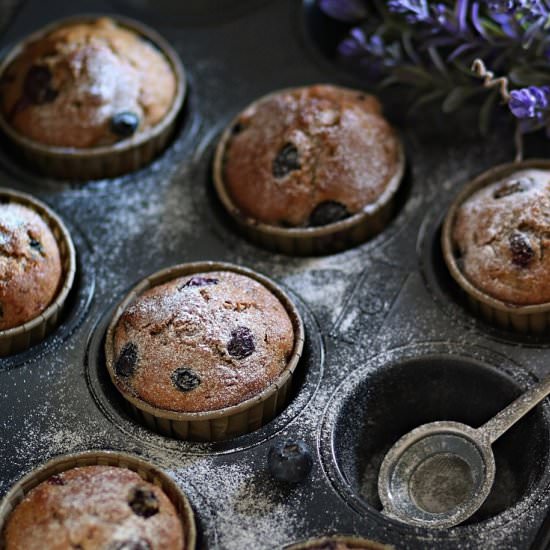 Banana Blueberry Muffins