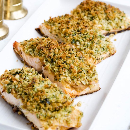 Panko Crusted Salmon