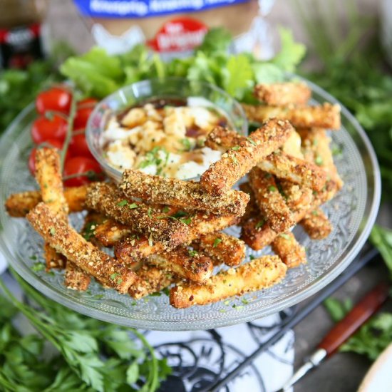 Air Fryer Keto Halloumi Fries