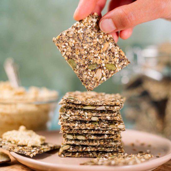 Easy Gluten-Free Seed Crackers