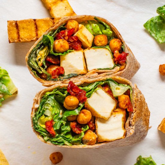 Vegan Caesar Wrap