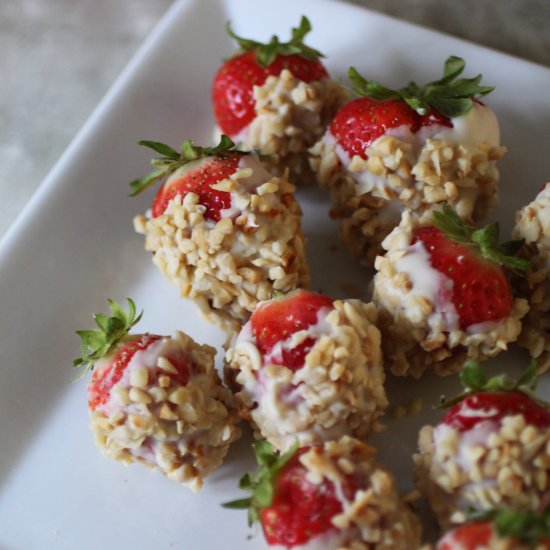 White Chocolate Strawberries