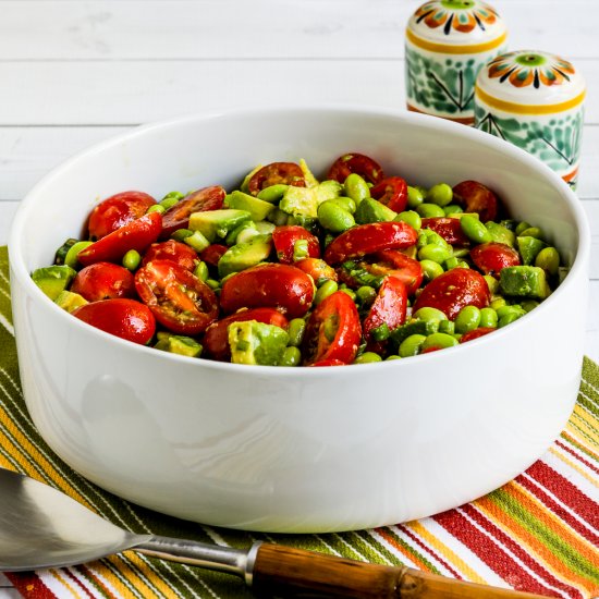 Tomato Avocado Salad with Edamame