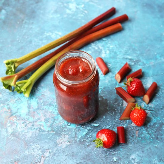 Rhubarb and Strawberry Jam