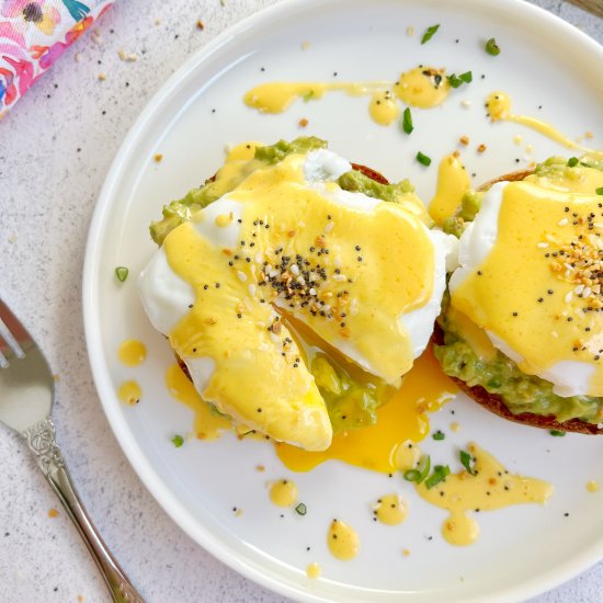 Avocado Toast Eggs Benedict