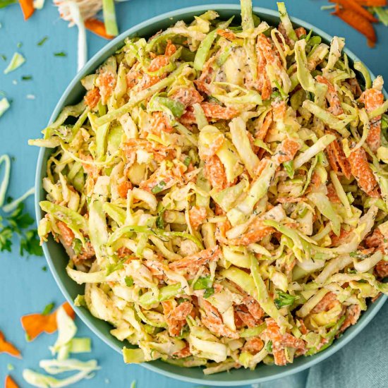 The Best Vegan Coleslaw