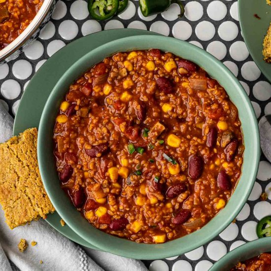 Hearty Plant Based Chili