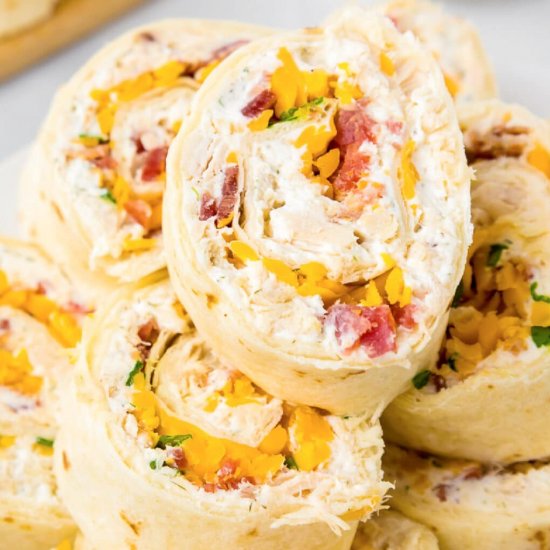 Chicken Bacon Ranch Pinwheels