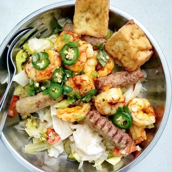 Sheet Pan Jalapeno Shrimps