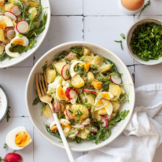 Spring Potato Salad with Eggs