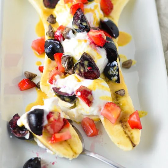 Healthy Banana Split