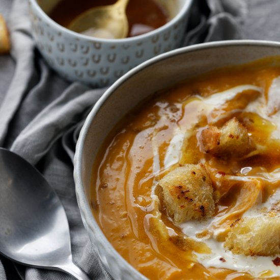 Roasted Pumpkin Squash Soup