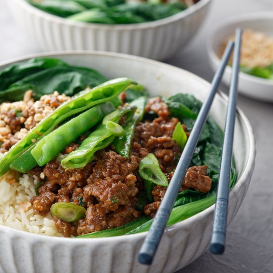 Char Siu Beef with Snow Peas