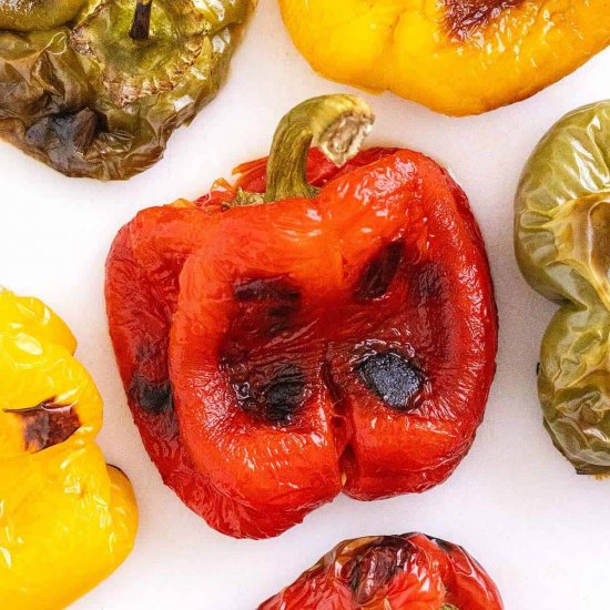 How to Roast Bell Peppers