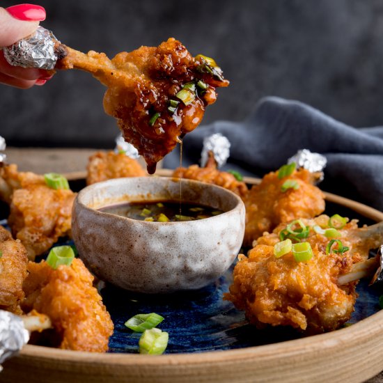 Crispy Chicken Lollipops