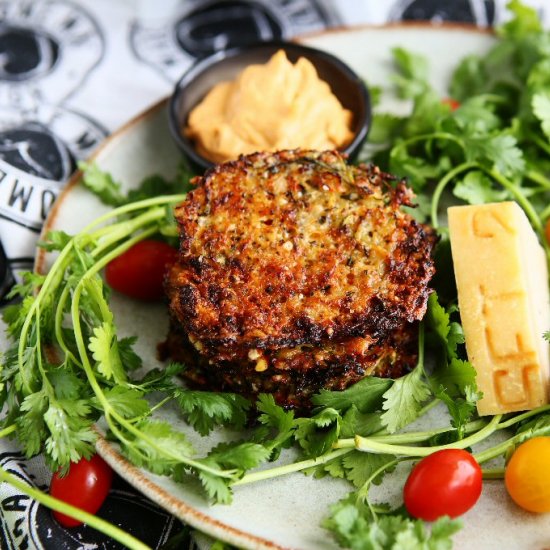 Zucchini Parmesan Crisps